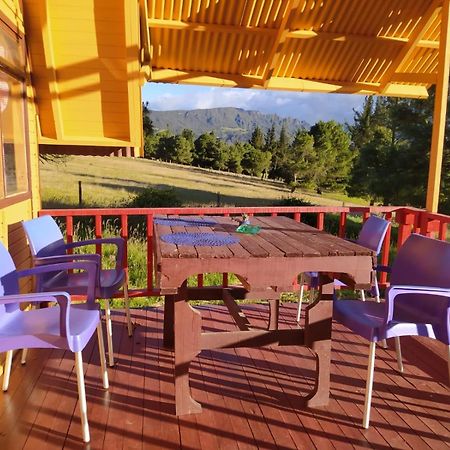 Chalets Amarelo Suesca Exterior foto