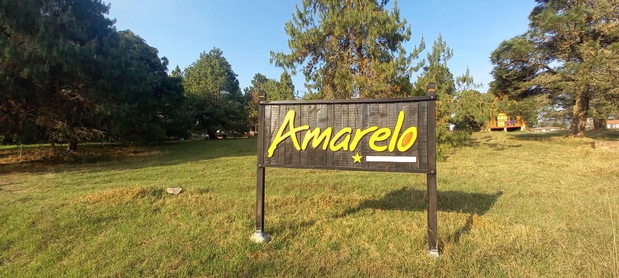 Chalets Amarelo Suesca Exterior foto