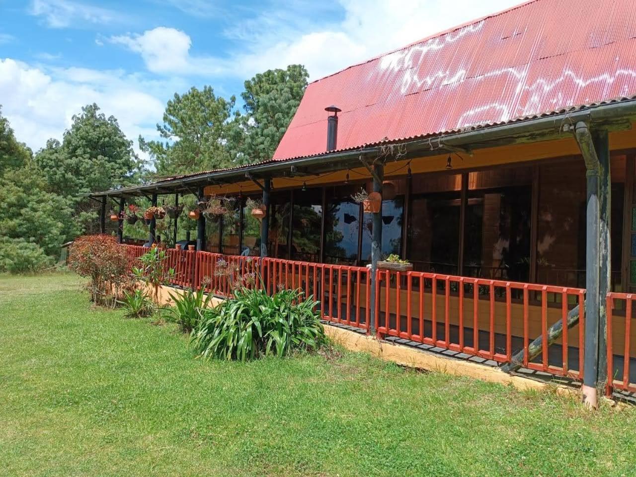 Chalets Amarelo Suesca Exterior foto